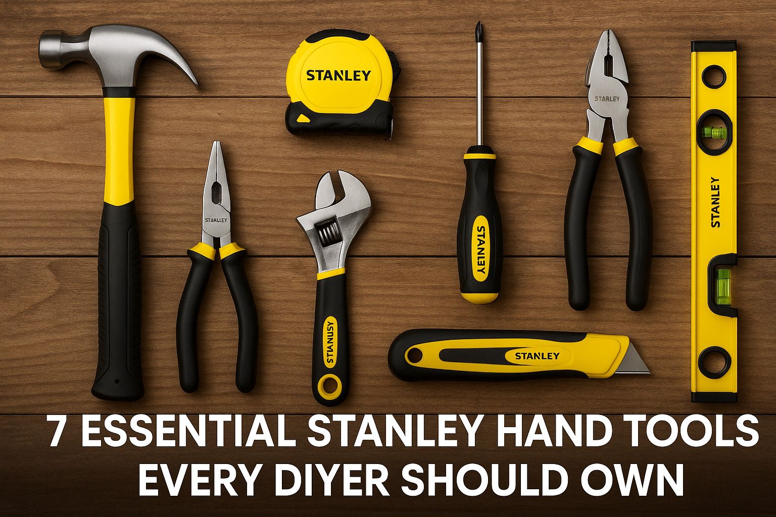 7 Essential Stanley Hand Tools Every DIYer Should Own